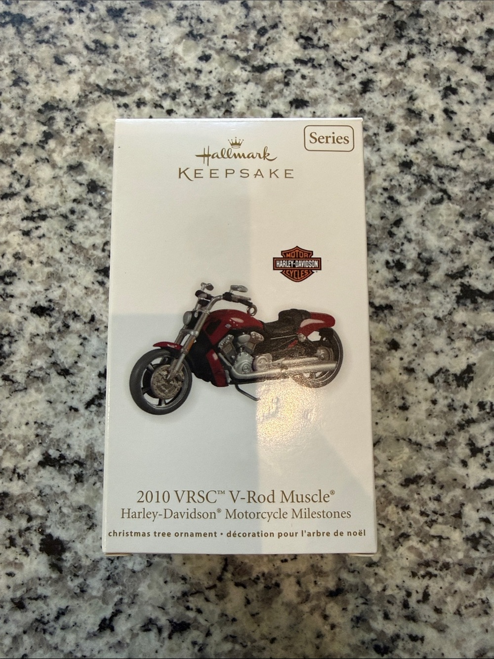2011 Hallmark Harley-Davidson Red V‑Rod Muscle Ornament